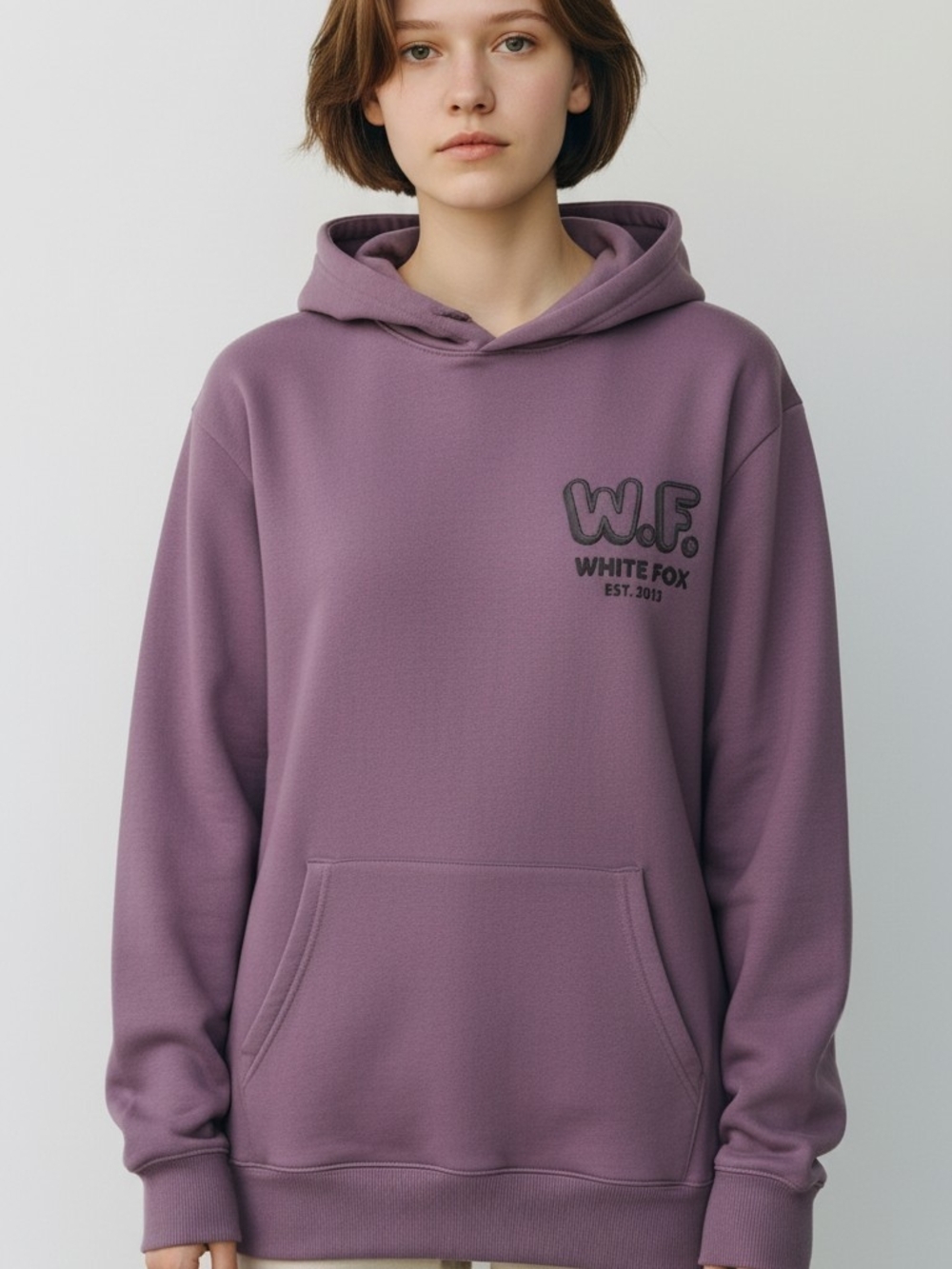 WHITE FOX  Logo Hoodie - Women’s Casual Pullover